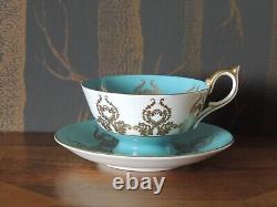 Aynsley Vintage Gilded Tea Cup & Saucer Orchard Gold 2832