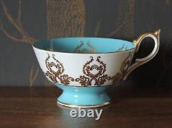 Aynsley Vintage Gilded Tea Cup & Saucer Orchard Gold 2832