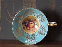 Aynsley Vintage Gilded Tea Cup & Saucer Orchard Gold 2832