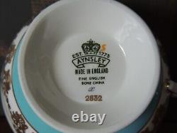 Aynsley Vintage Gilded Tea Cup & Saucer Orchard Gold 2832