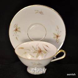 Bavaria Edelstein Set of 4 Cups & Saucers + Extra Saucer Aurora Gold 1929-1972