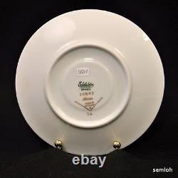 Bavaria Edelstein Set of 4 Cups & Saucers + Extra Saucer Aurora Gold 1929-1972