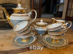 Bavaria coffee set 6 cups & saucers teapot jug lidded sugar bowl