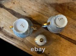 Bavaria coffee set 6 cups & saucers teapot jug lidded sugar bowl