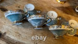 Bavaria coffee set 6 cups & saucers teapot jug lidded sugar bowl