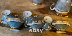 Bavaria coffee set 6 cups & saucers teapot jug lidded sugar bowl