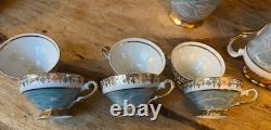 Bavaria coffee set 6 cups & saucers teapot jug lidded sugar bowl