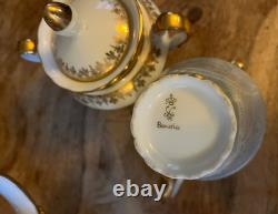 Bavaria coffee set 6 cups & saucers teapot jug lidded sugar bowl