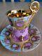 Beautiful Alt Wien Cup And Saucer Gold Gilding Pink Set