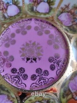 Beautiful Alt Wien cup and saucer gold gilding PINK SET