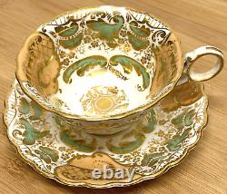 Beautiful Antique George Jones Crescent Duo, Cup Saucer X 6 Pre 1921 (1873)