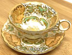 Beautiful Antique George Jones Crescent Duo, Cup Saucer X 6 Pre 1921 (1873)