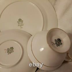 Beautiful Aynsley Black Trio Fruit Orchard-HAND PAINTEDTea Cup, Saucer and plate