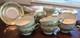 Beautiful Royal Heidelberg Winterling Germany Yellow Cups & Saucers Set Of 11 +