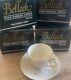 Belleek Pink And Gold Lace Pattern Cup And Saucers Set Of 4