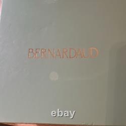 Bernardaud Salsa Porcelain White Gold Rim Espresso Cups & Saucers Set of 2