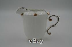 Bone China 15 Piece Gold Rim Coffee Tea Set Teapot Sugar Cream Pot / Cups