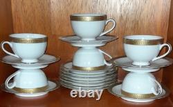 Boots Vintage Imperial 24K Gold Rim Fine Bone China Full Set X6