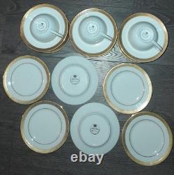 Boots Vintage Imperial 24K Gold Rim Fine Bone China Full Set X6