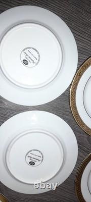 Boots Vintage Imperial 24K Gold Rim Fine Bone China Full Set X6