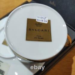 Bvlgari Rosenthal Frutta Finestra Gold Cup & Saucer 4 Low, Unused and Boxed
