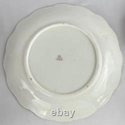 C1835 Antique 28 Piece Tea Set Davenport Blue Gold Gilt Cup & Saucers Jug, Bowl