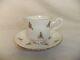 C4 Porcelain Bone China Royal Stafford Vintage Floral Gilded Tableware 8i2b
