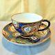 Chelsea Porcelain Bird & Bugs Tea Cup & Saucer Gilded Hand Painted Antique C1760