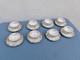 C. Ahrenfeldt Limoges (8 Sets) Double Handle Double Gold Cups & Saucers Floral