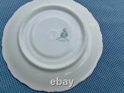 C. Ahrenfeldt Limoges (8 Sets) Double Handle Double Gold Cups & Saucers Floral