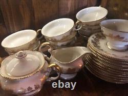 Castleton Bone China Tea set, Golden Moment, 23 piece excellent condition