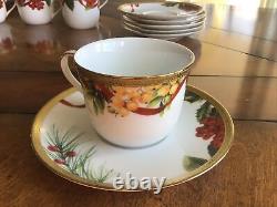 Charter Club Fashion Buffet Gold Cups And Saucers Set of 6