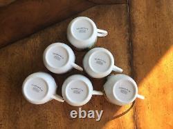 Charter Club Fashion Buffet Gold Cups And Saucers Set of 6