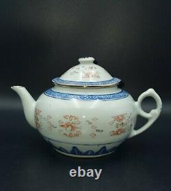 Chinese Translucent Porcelain Dragon Gold Gilded Tea Set for 6