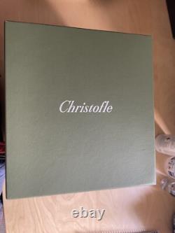 Christofle'Malmaison' Gold Tea/Coffee Cups & Saucers UNUSED/AS NEW