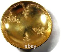 Chryso Healey Ceramics Gold Demitasse Cup & Saucer #1526 Set of 7 KPM Blank