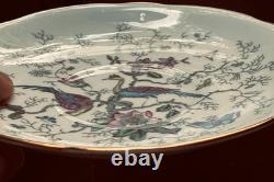 Coalport Cairo Rare Multicolor On White Gold Trim Set Of 7 Cups & Saucers Ec