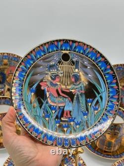 Compton & Woodhouse Wonders of the Nile 18-Piece Egyptian Fine China Set Rare