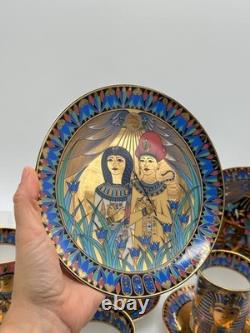 Compton & Woodhouse Wonders of the Nile 18-Piece Egyptian Fine China Set Rare