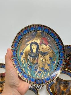 Compton & Woodhouse Wonders of the Nile 18-Piece Egyptian Fine China Set Rare