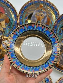 Compton & Woodhouse Wonders of the Nile 18-Piece Egyptian Fine China Set Rare