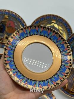 Compton & Woodhouse Wonders of the Nile 18-Piece Egyptian Fine China Set Rare