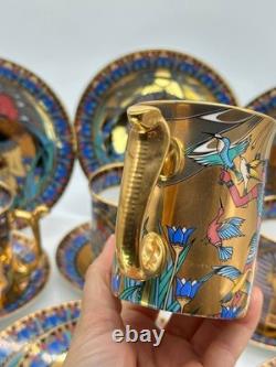 Compton & Woodhouse Wonders of the Nile 18-Piece Egyptian Fine China Set Rare