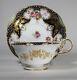 Copeland Spode Jeweled & Gilt Gold With Roses Cup & Saucer Made For Burley & Co