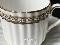Copeland Spode, c1880s, 4 Demitasse CoffeeCups and Saucers Gold Gilt Pattern