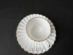 Copeland Spode, c1880s, 4 Demitasse CoffeeCups and Saucers Gold Gilt Pattern