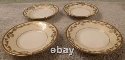 Coronet Ware Germany 1800s Porcelain & Gold Tea Pot / Cups / Saucers / Plates