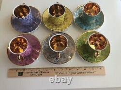 Cups and Saucers Demitasse Josefina Loucky antique Set with gold trimmings