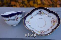 Custom Pocket Listing 3 Meissen Demitasse Quatrefoil Cup & Saucer Sets