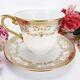 De Lamerie Heavily Gilded Gold Chatsworth Garland Teacup And Saucer